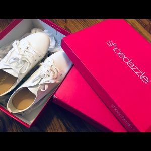 Brand New Shoedazzle All White Sneakers